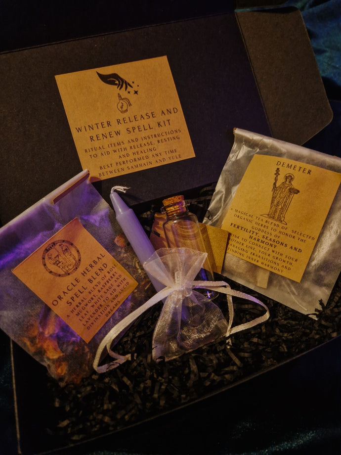 Release and Renew Winter Spell Bottle Kit