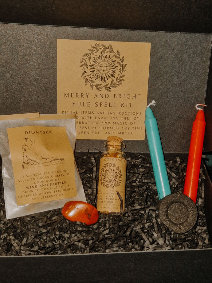 Merry and Bright Yule Spell Kit